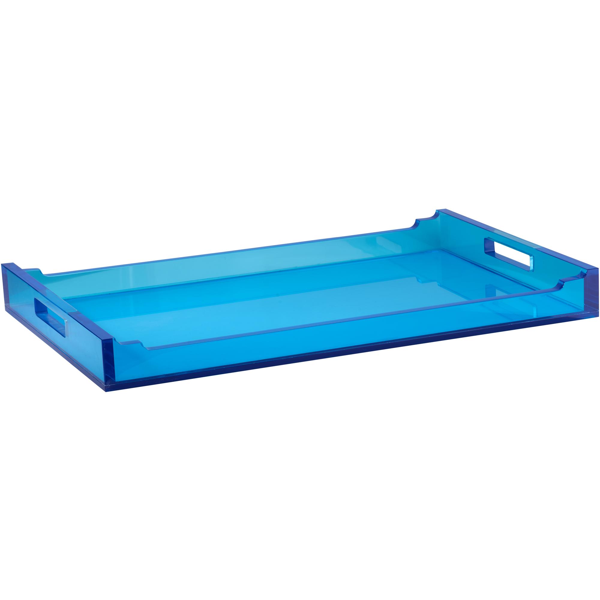 Charles Acrylic Tray - Blue 1 Charles Acrylic Tray - Blue