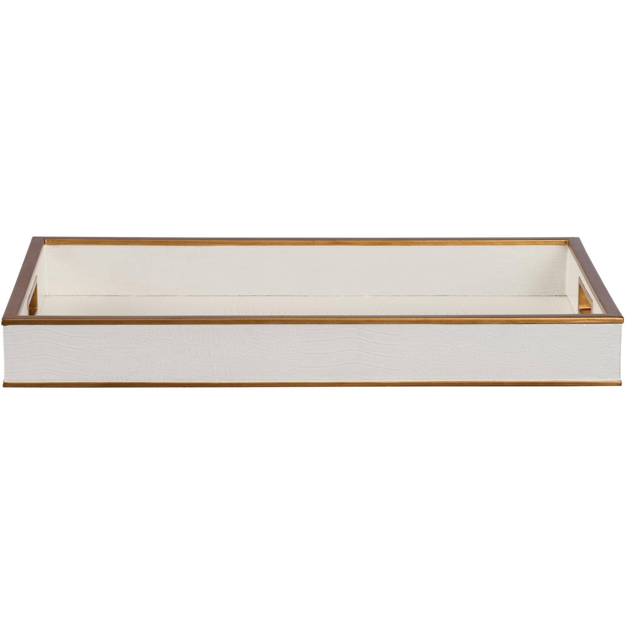 Reddington Tray - White Croco 2 Reddington Tray - White Croco - Image 2