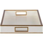 Reddington Tray - White Croco 6 Reddington Tray - White Croco 370489 370489 C