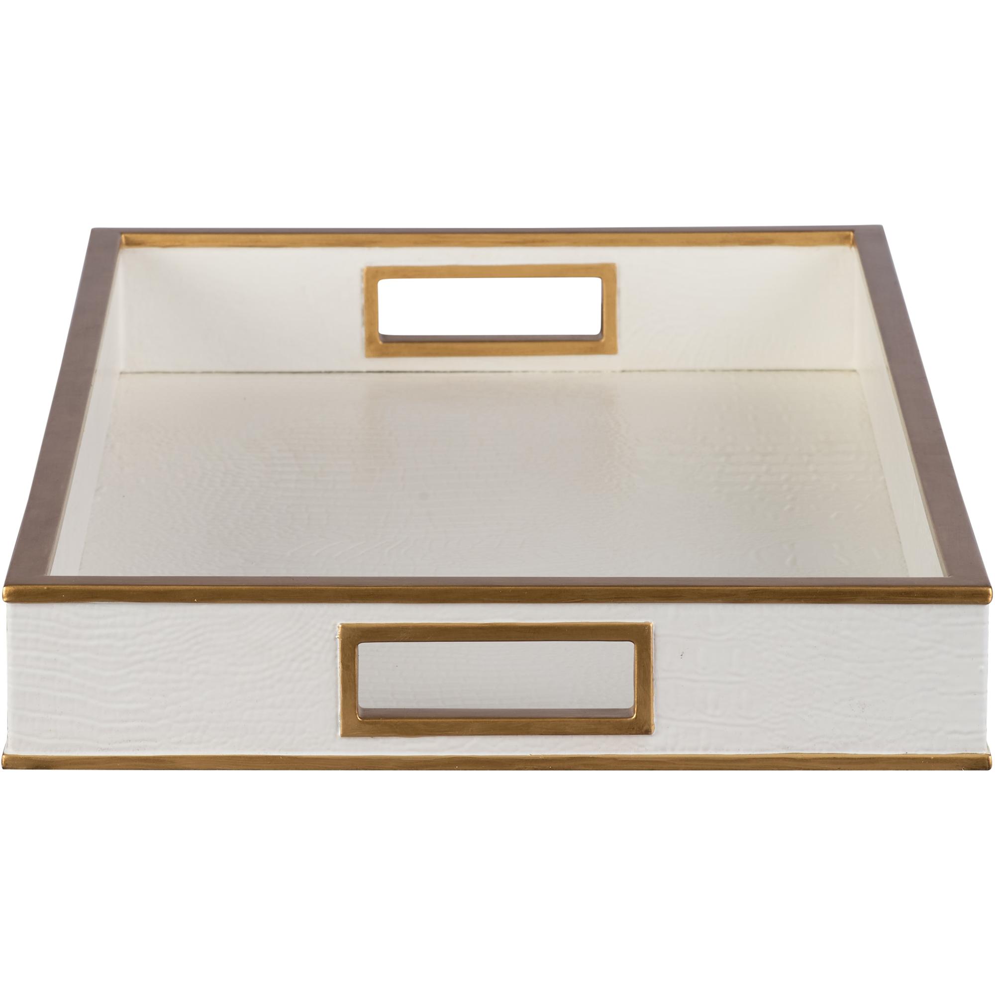 Reddington Tray - White Croco 3 Reddington Tray - White Croco - Image 3