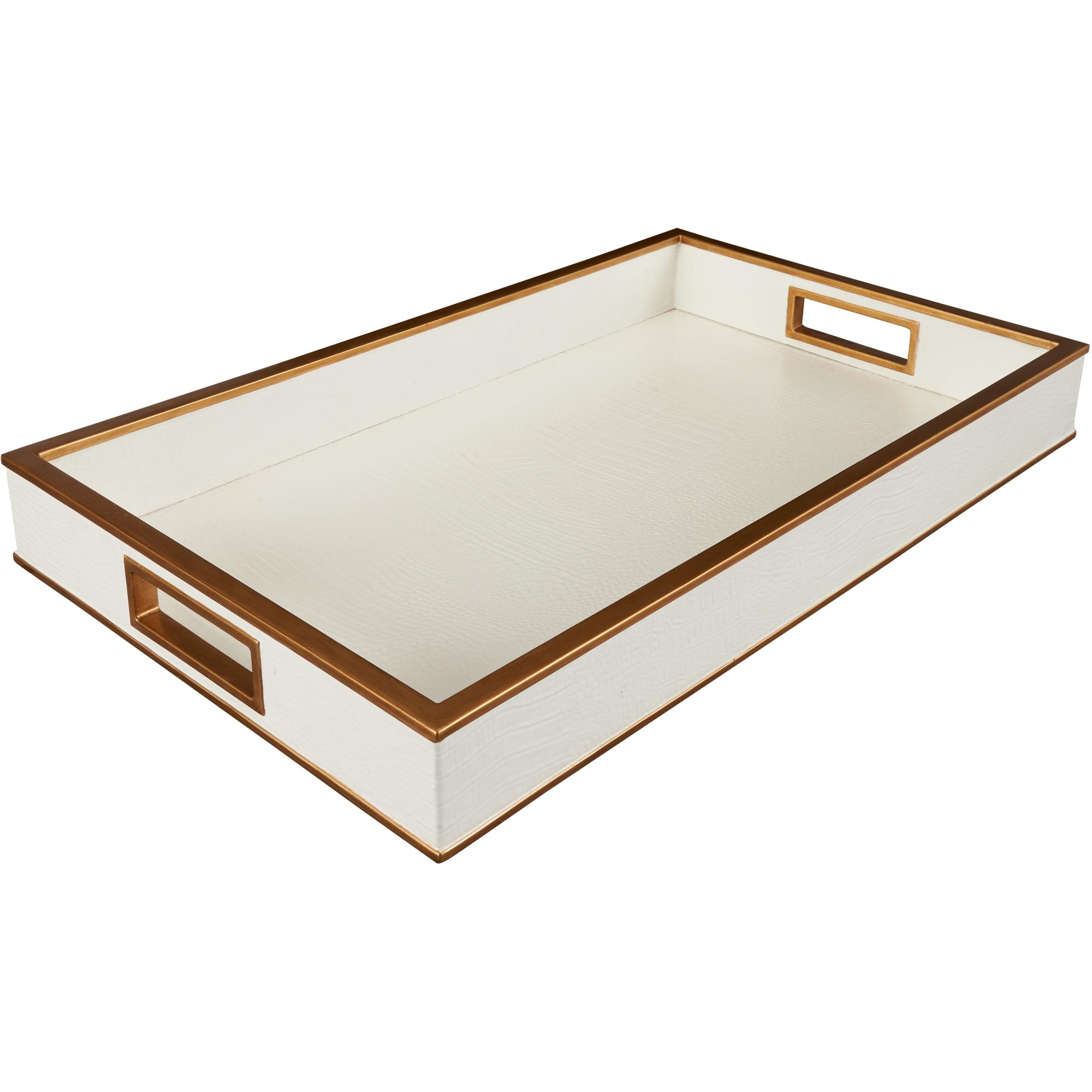 Reddington Tray - White Croco 4 Reddington Tray - White Croco - Image 4