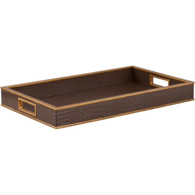 Reddington Tray - Brown Croco