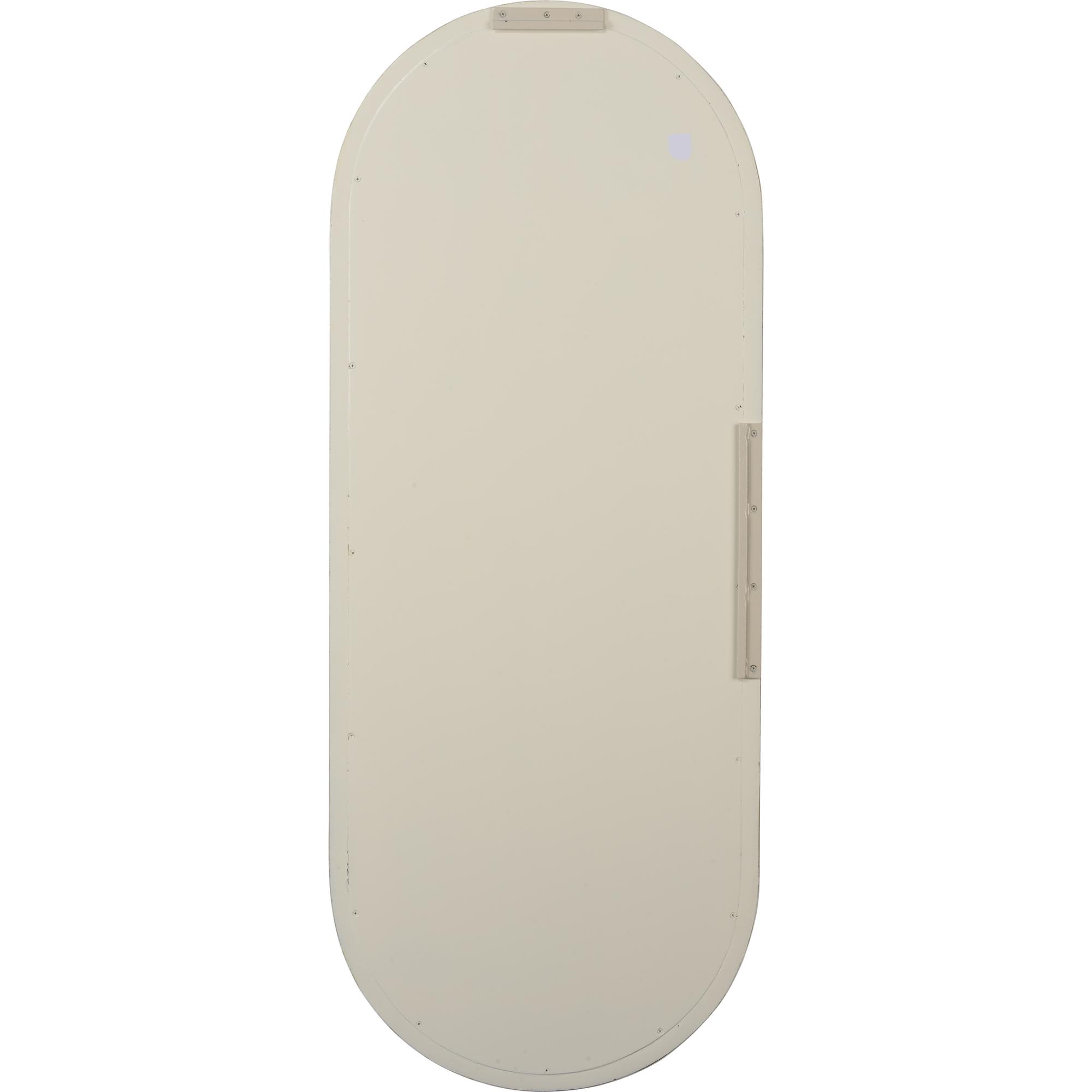 Oval Leather Mirror 2 Oval Leather Mirror - Image 2