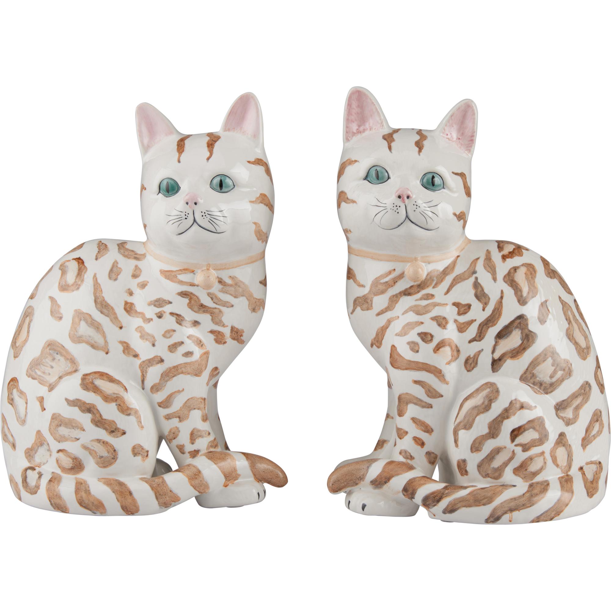 Coco Cat Statues - Pair 1 Coco Cat Statues - Pair