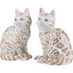 Coco Cat Statues - Pair 6 Coco Cat Statues - Pair 370598 370598 B