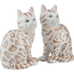 Coco Cat Statues - Pair 7 Coco Cat Statues - Pair 370598 370598 C