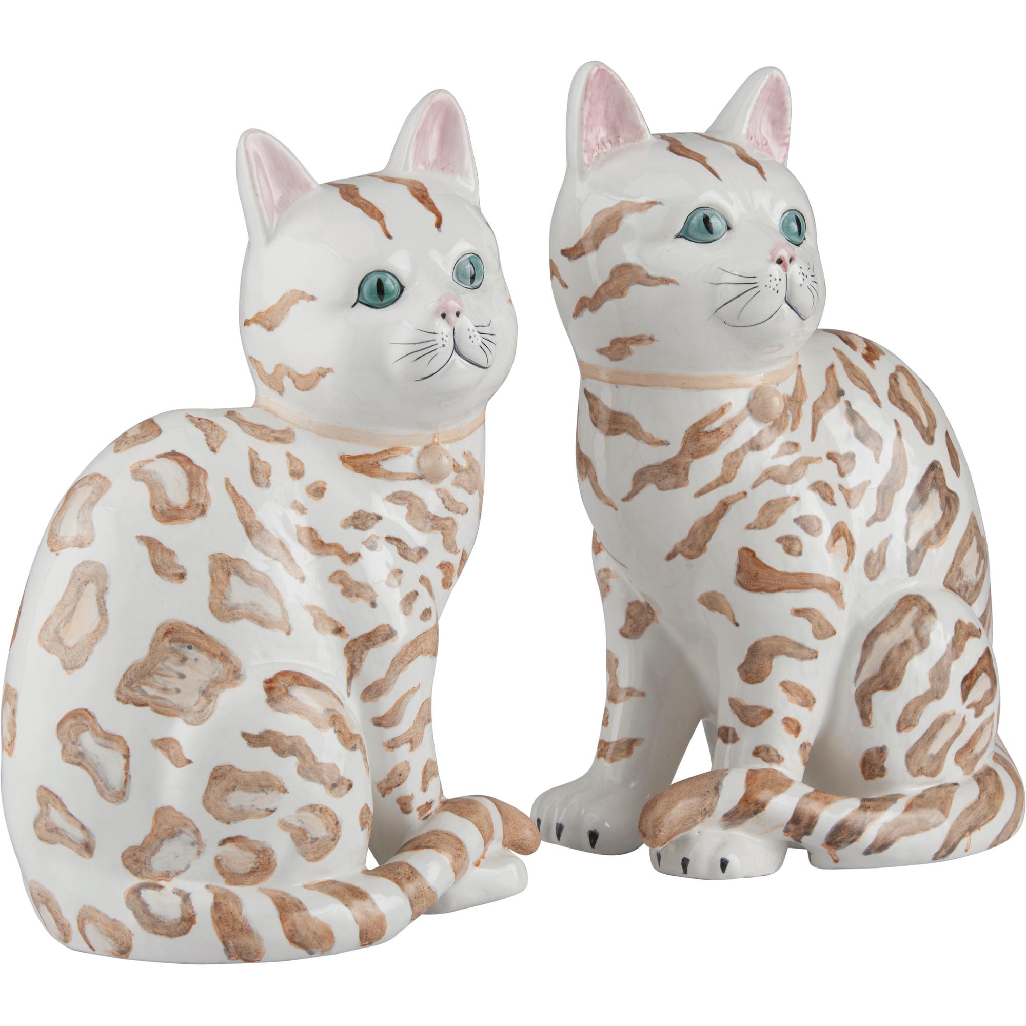 Coco Cat Statues - Pair 3 Coco Cat Statues - Pair - Image 3