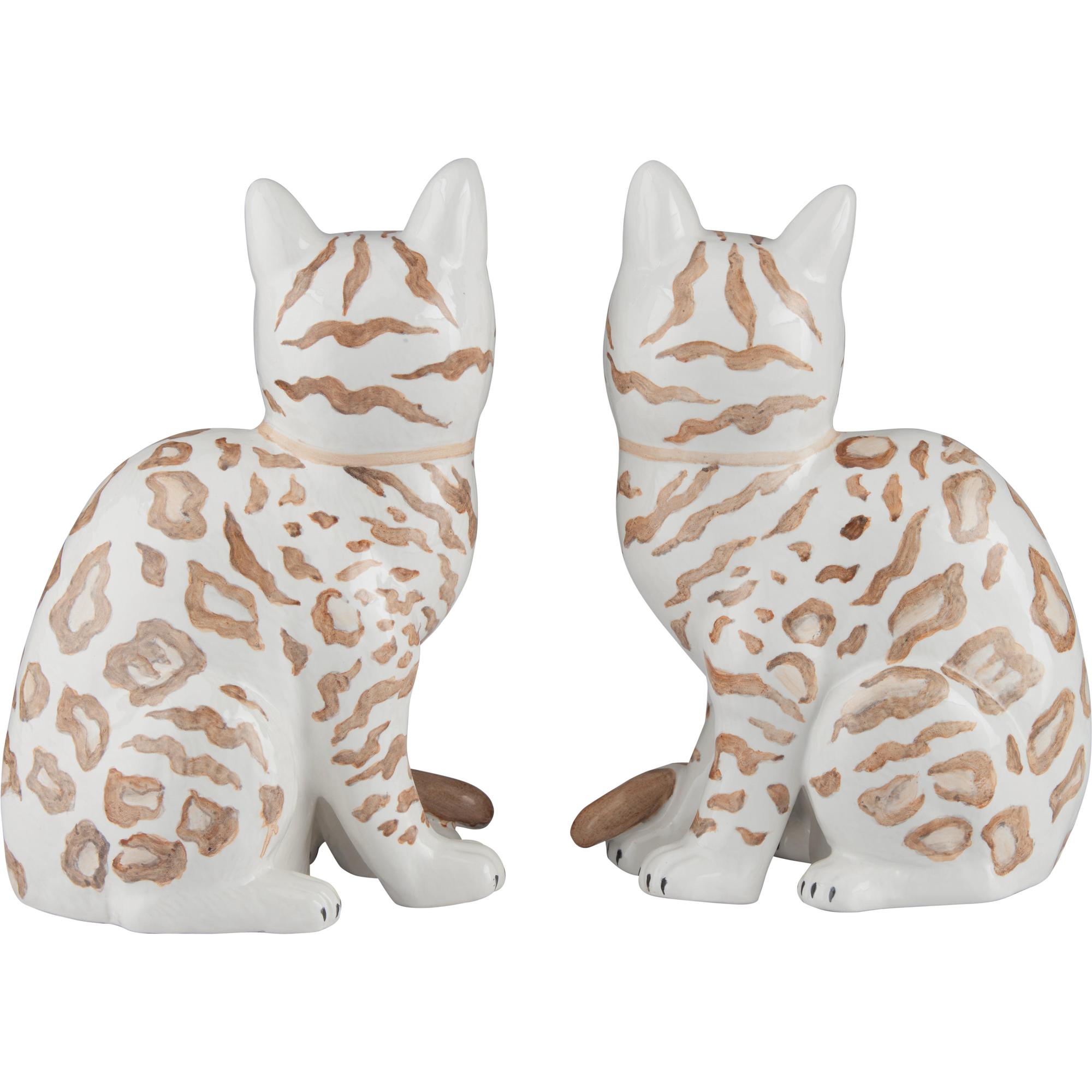 Coco Cat Statues - Pair 4 Coco Cat Statues - Pair - Image 4