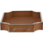 Shagreen Tray - Brown 5 Shagreen Tray - Brown 370607 370607 B