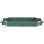Shagreen Tray - Green 6 Shagreen Tray - Green 370608 370608 C