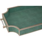 Shagreen Tray - Green 7 Shagreen Tray - Green 370608 370608 D