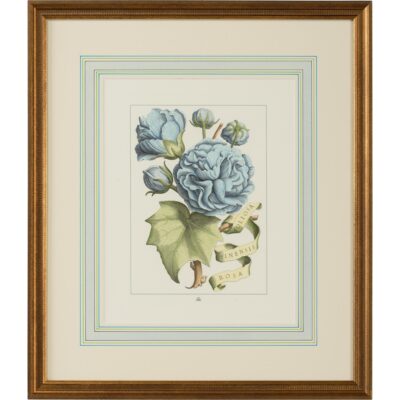 Bl Floral W/Ribbon-B