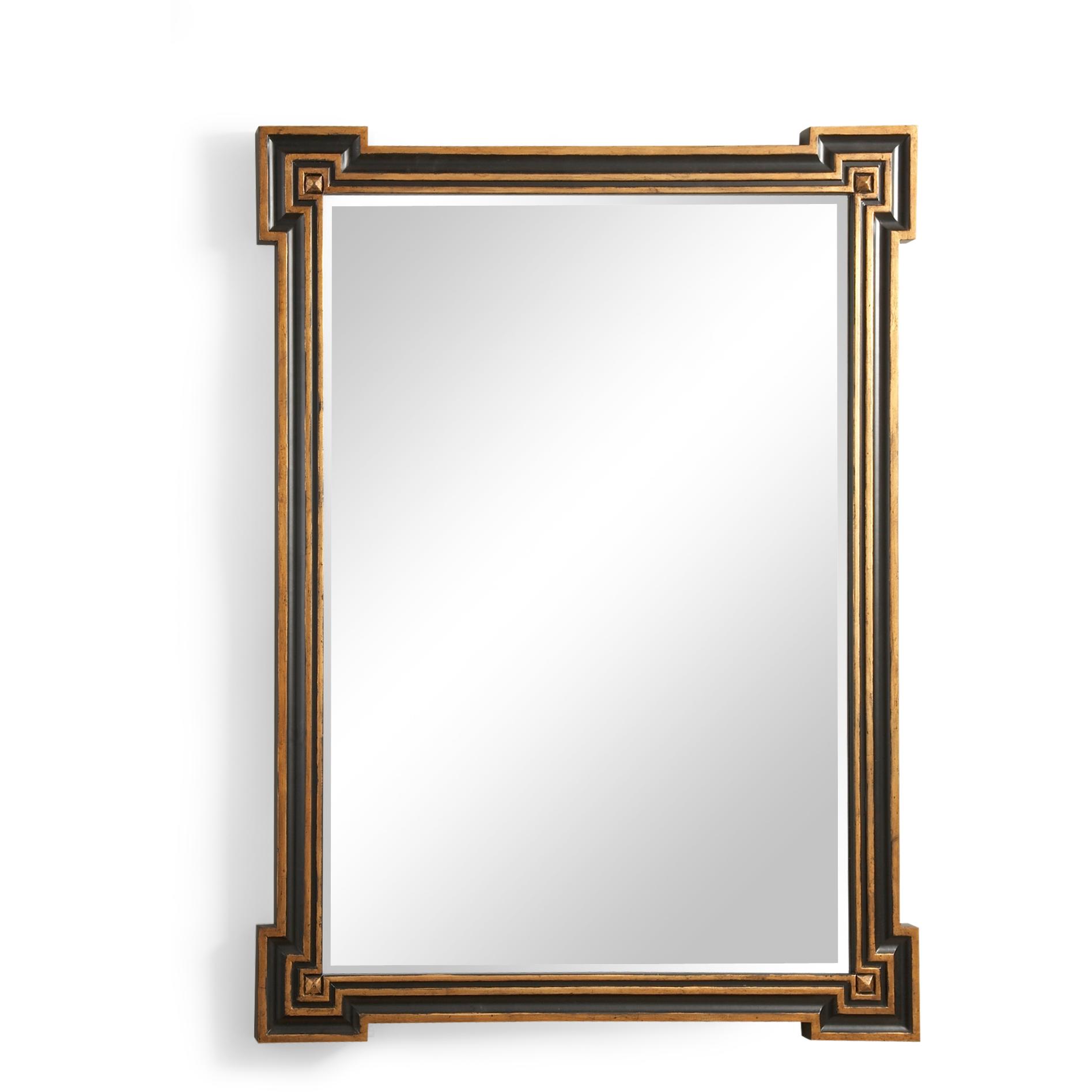 Richards Mirror - Black/Gold 1 Richards Mirror - Black/Gold