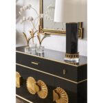 Richards Mirror - Black/Gold 6 Richards Mirror - Black/Gold 380934 380934 C