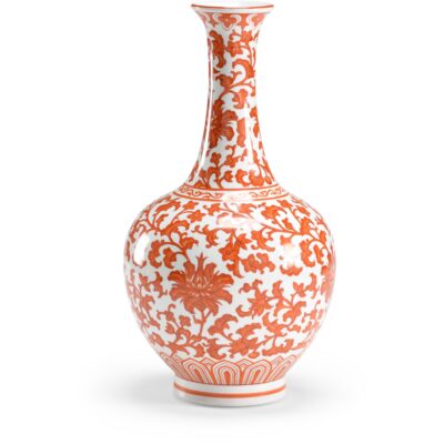 Pumpkin Long Neck Vase