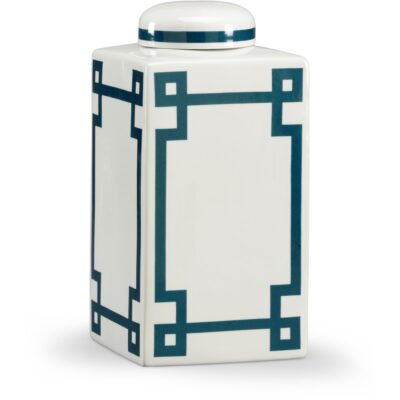 Parquetry Vase - Blue