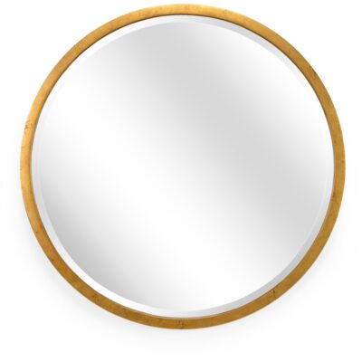 Large Round Mirror - Gold