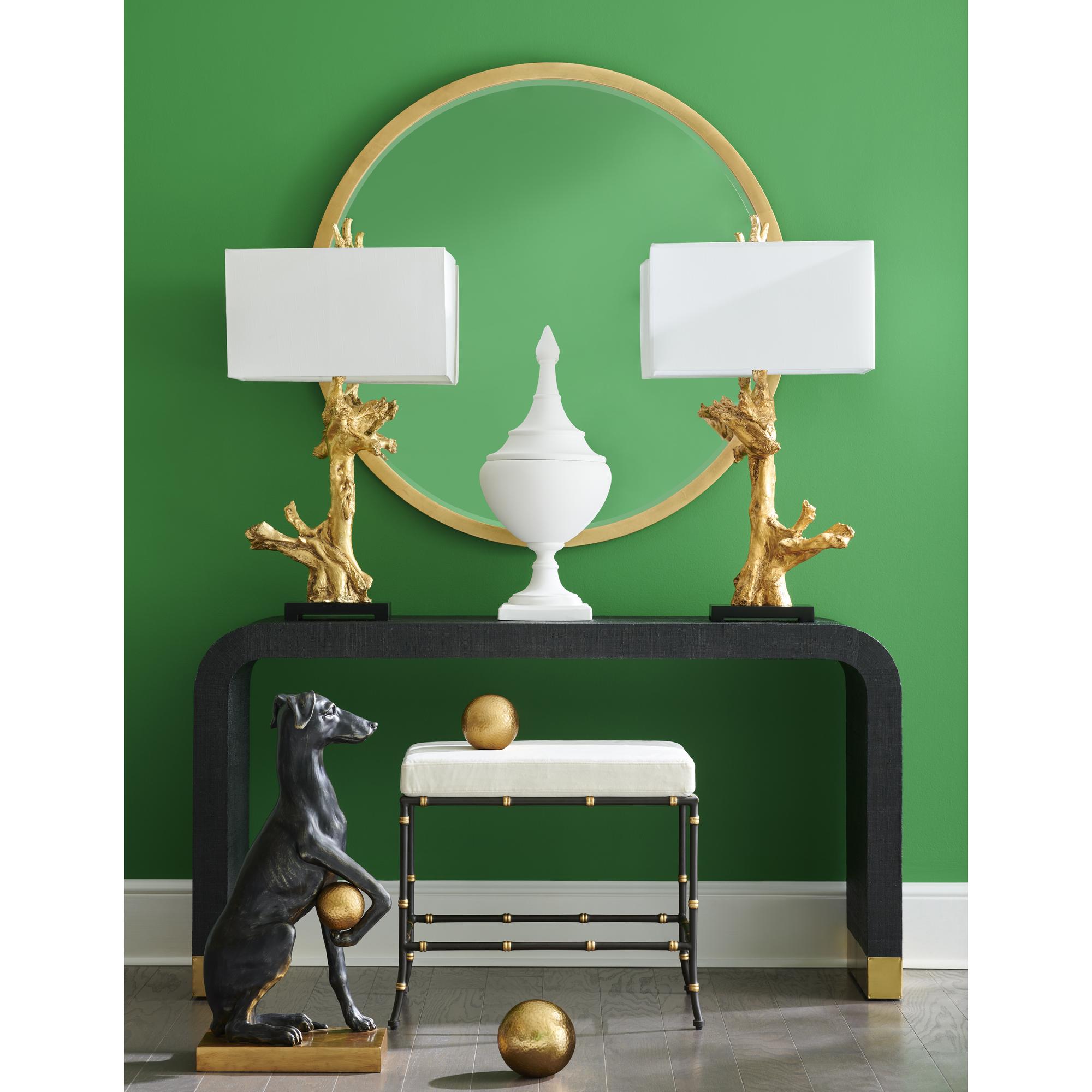 Large Round Mirror - Gold 4 Large Round Mirror - Gold - Image 4