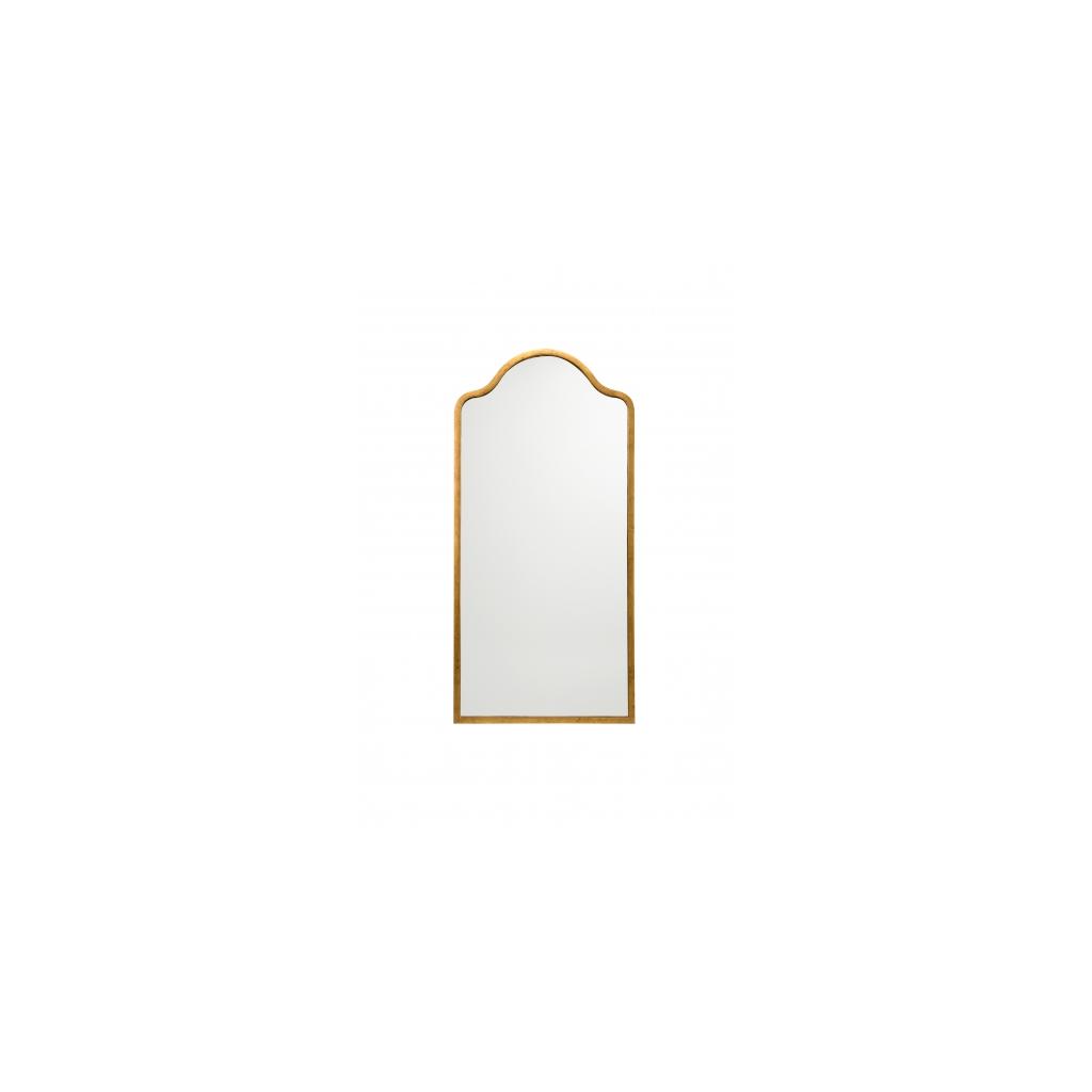 Scalloped Top Mirror - Gold 1 Scalloped Top Mirror - Gold