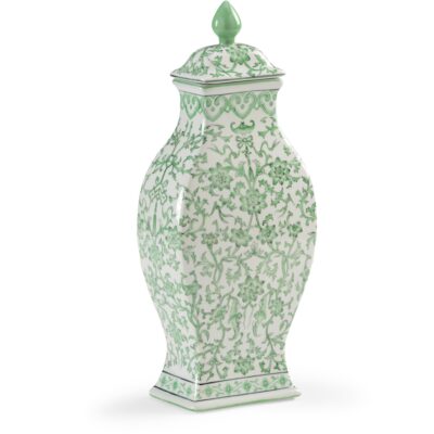 Green Covered Urn
