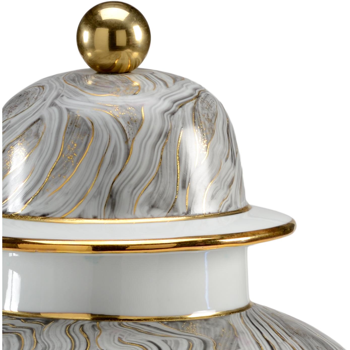 Marbled Gray Urn 2 Marbled Gray Urn - Image 2