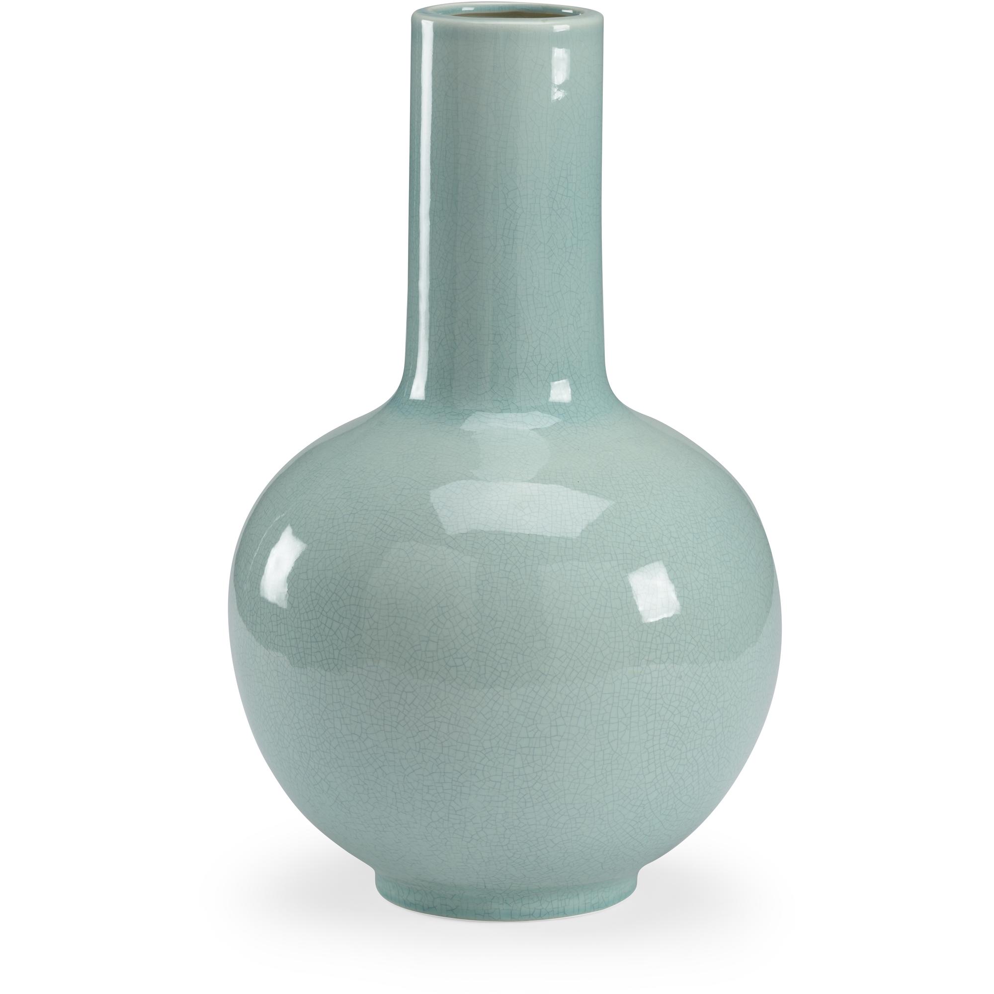 Wicker Vase - Celadon 1 Wicker Vase - Celadon