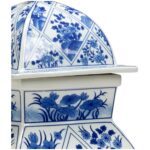 Blue And White Covered Vase 3 Blue And White Covered Vase 383628 383628 B