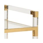 Acrylic Bar Cart - Brass 10 Acrylic Bar Cart - Brass 383848 383848 B
