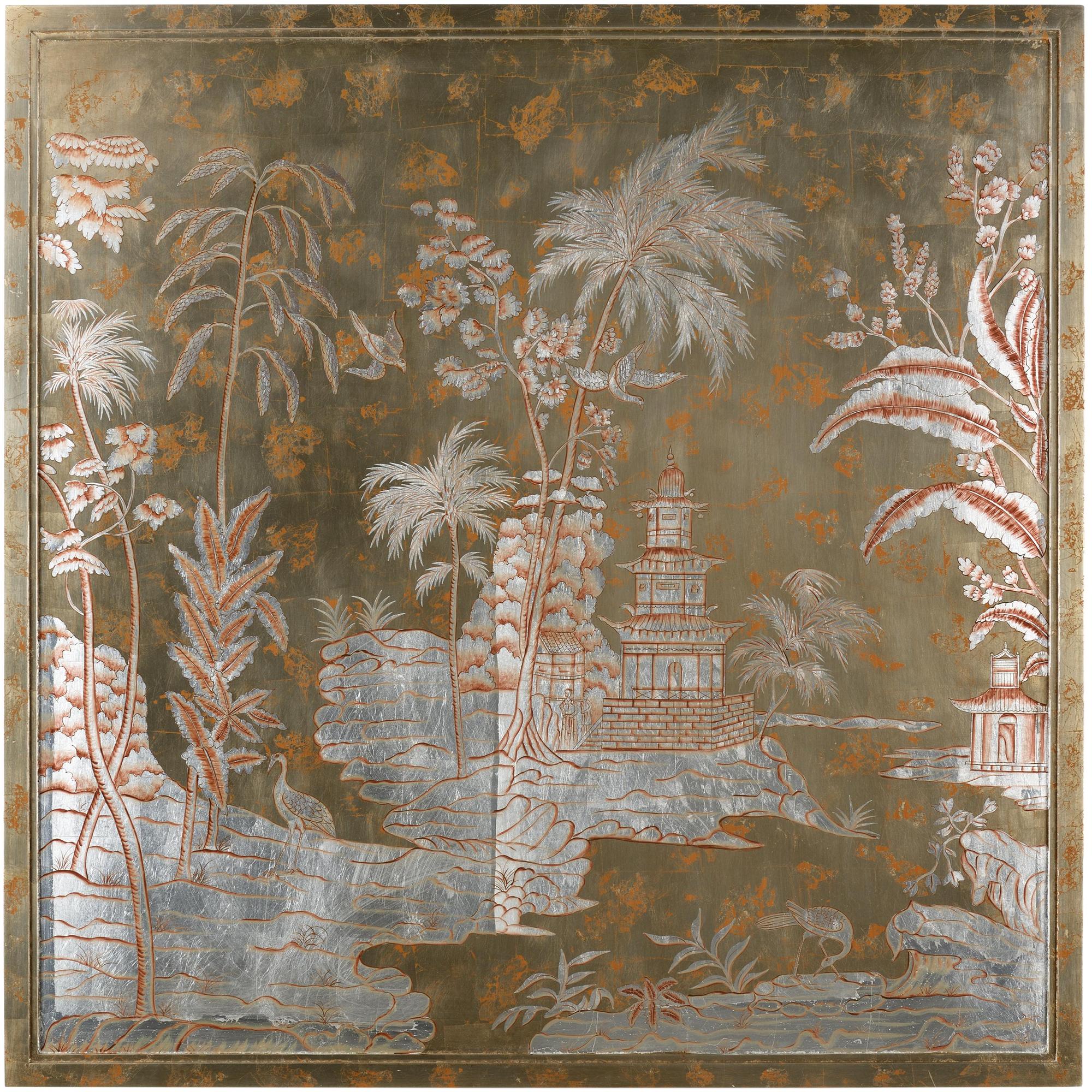 Chinoiserie Panel - Center 1 Chinoiserie Panel - Center