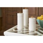 White Bamboo Canisters (S3) 8 White Bamboo Canisters (S3) 384647 384647 D