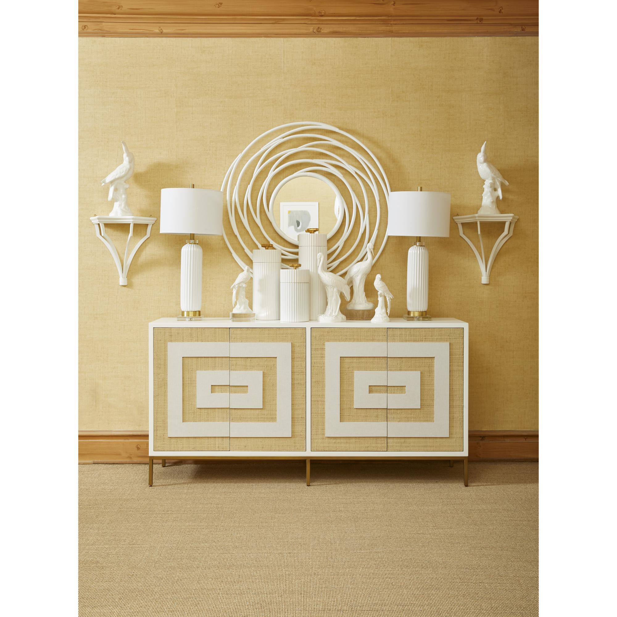 White Bamboo Canisters (S3) 5 White Bamboo Canisters (S3) - Image 5