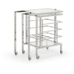 Rankin Bar Cart - Nickel 384786 384786 B
