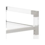 Acrylic Bar Cart - Nickel 4 Acrylic Bar Cart - Nickel 384791 384791 B