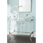 Acrylic Bar Cart - Nickel 5 Acrylic Bar Cart - Nickel 384791 384791 C