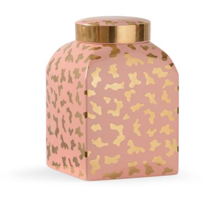 Jungle Ginger Jar - Coral