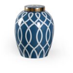 Sarah Ginger Jar - Blue 384904 384904 B