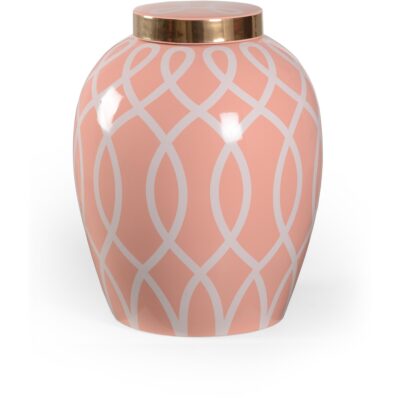Sarah Ginger Jar - Coral