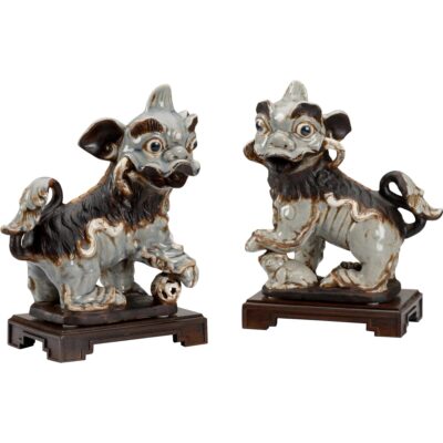 Chinese Dogs - Blue (Pr)