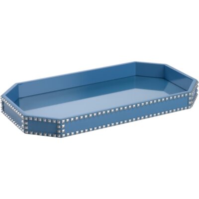 Chic Studded Tray - Blue
