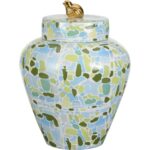 Lumberton Jar With Lid - Blue/Green 385377 385377 C