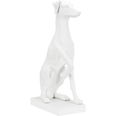 Greyhound Sculpture - White