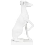 Greyhound Sculpture - White 385520 385520 E