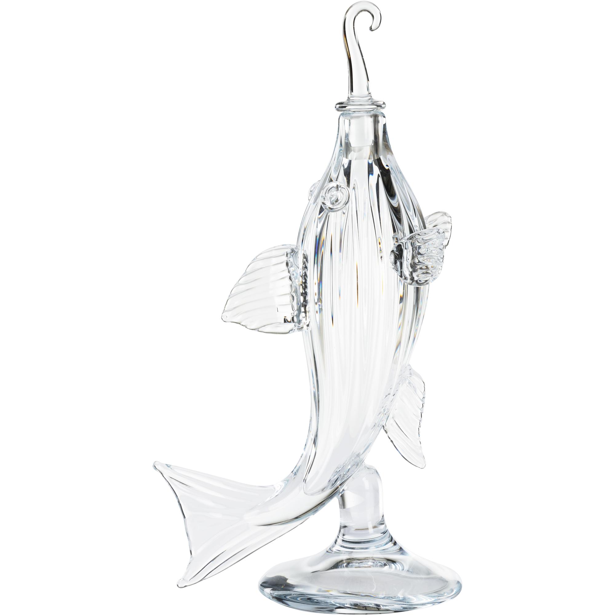 Hand Blown Fish Decanter 3 Hand Blown Fish Decanter - Image 3