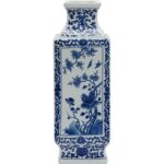 Dynasty Blue and White Landscape Vase 385774 385774 B