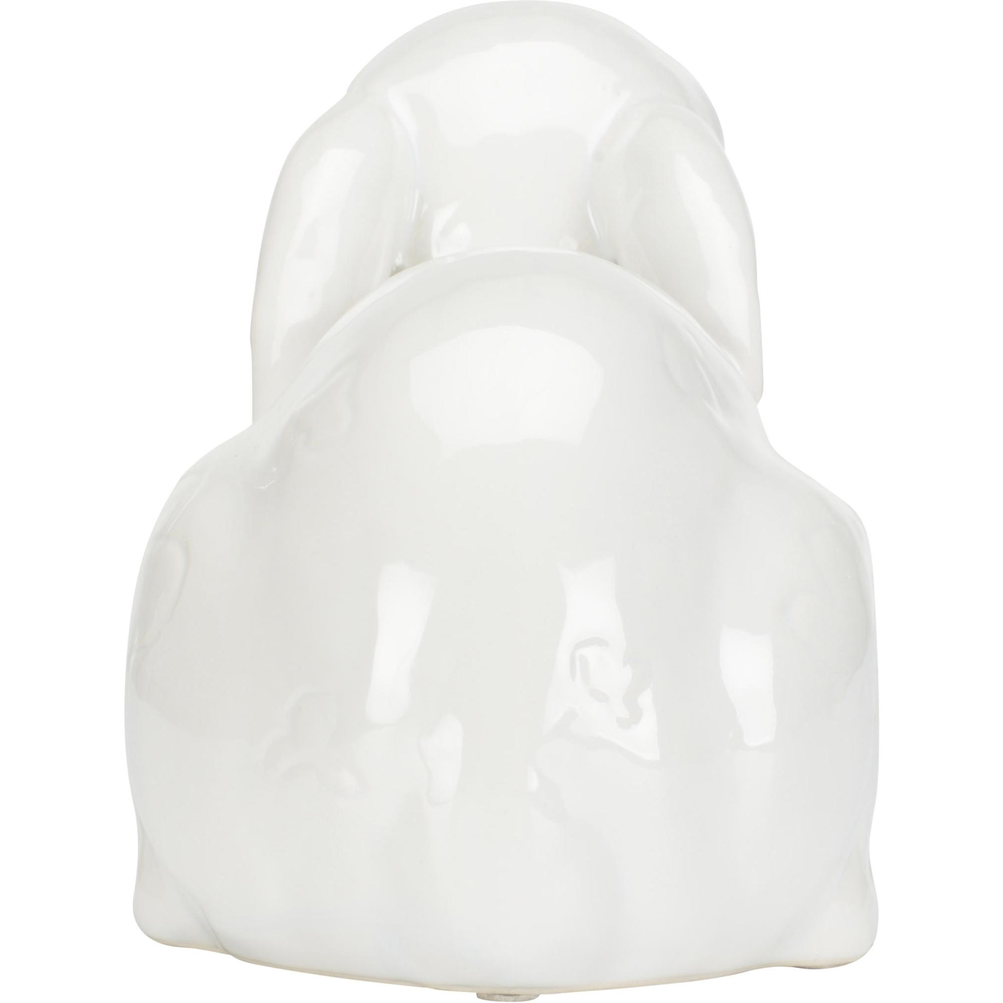 Staffordshire Rabbit - White 4 Staffordshire Rabbit - White - Image 4