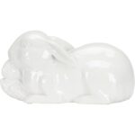 Staffordshire Rabbit - White 9 Staffordshire Rabbit - White 385832 385832 E