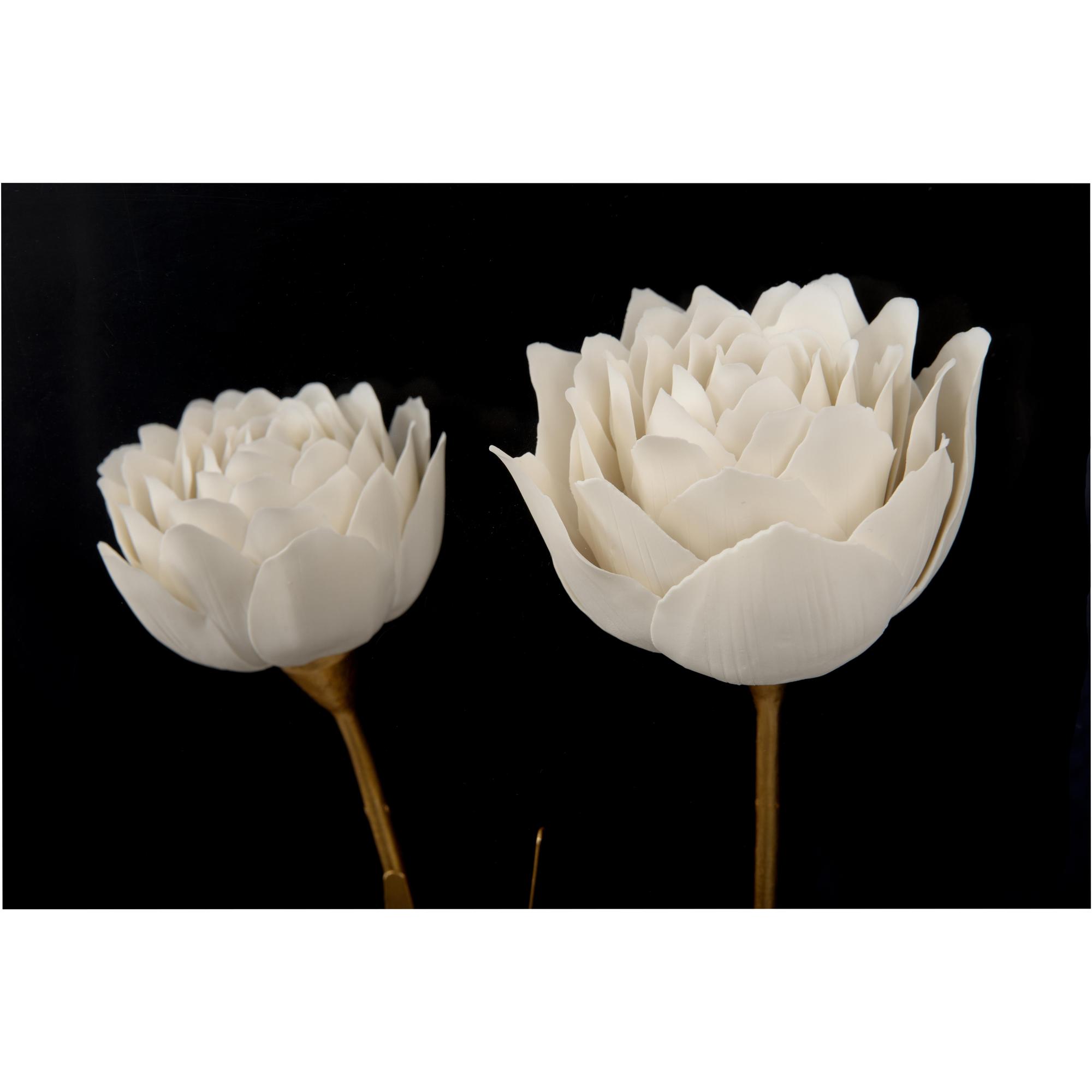 Porcelain Flower Black - C 3 Porcelain Flower Black - C - Image 3