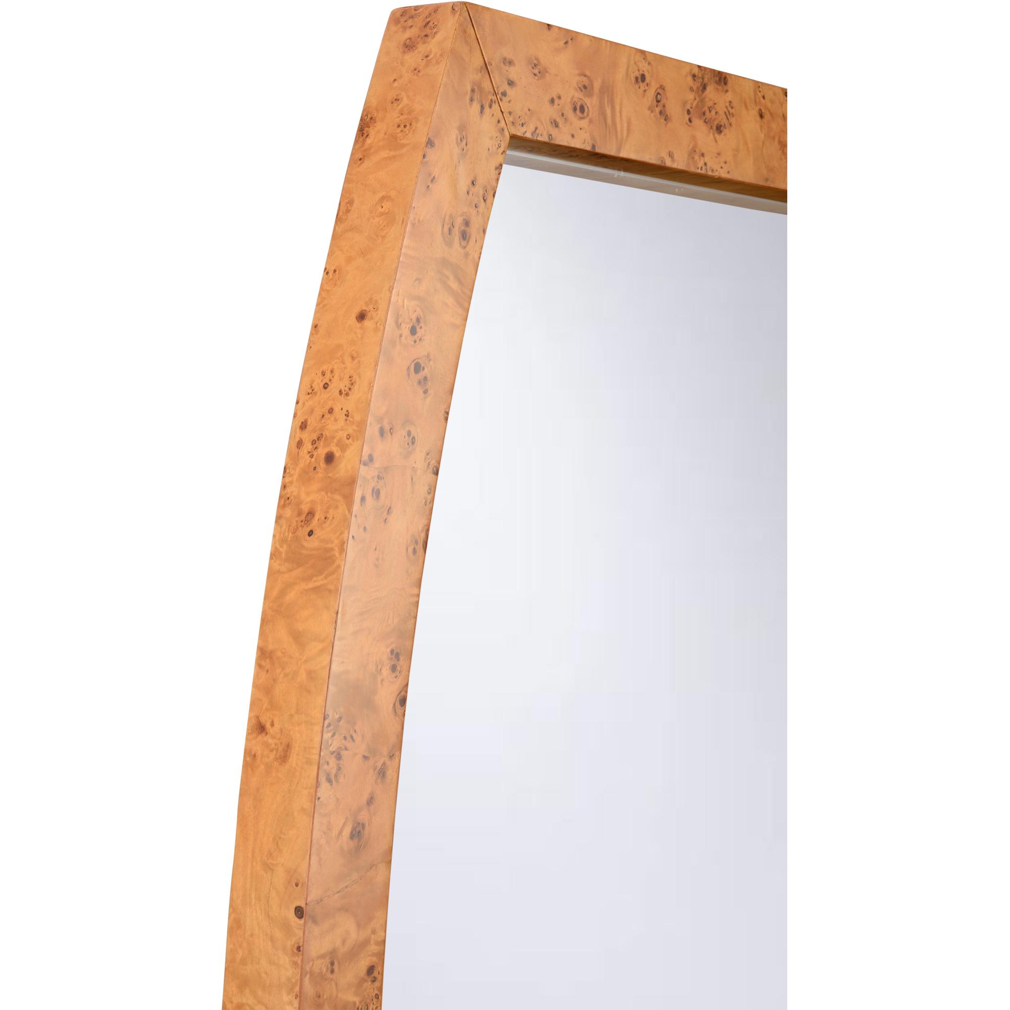 Hewett Mirror- Burlwood 2 Hewett Mirror- Burlwood - Image 2