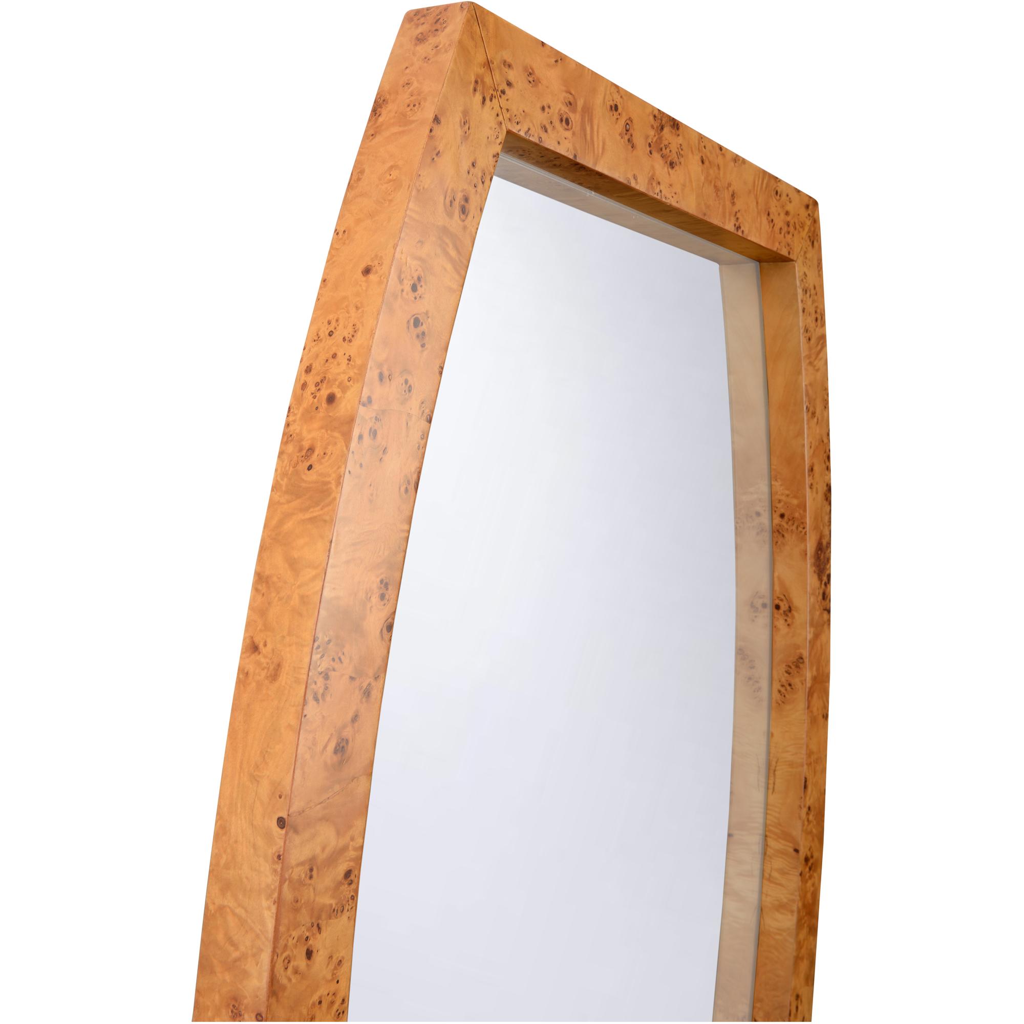 Hewett Mirror- Burlwood 3 Hewett Mirror- Burlwood - Image 3