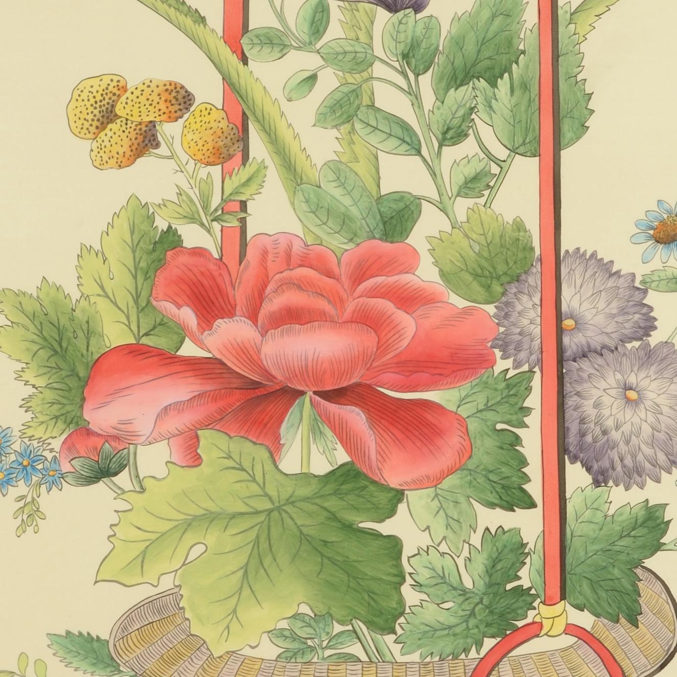 Chinoiserie Basket I 3 Chinoiserie Basket I - Image 3